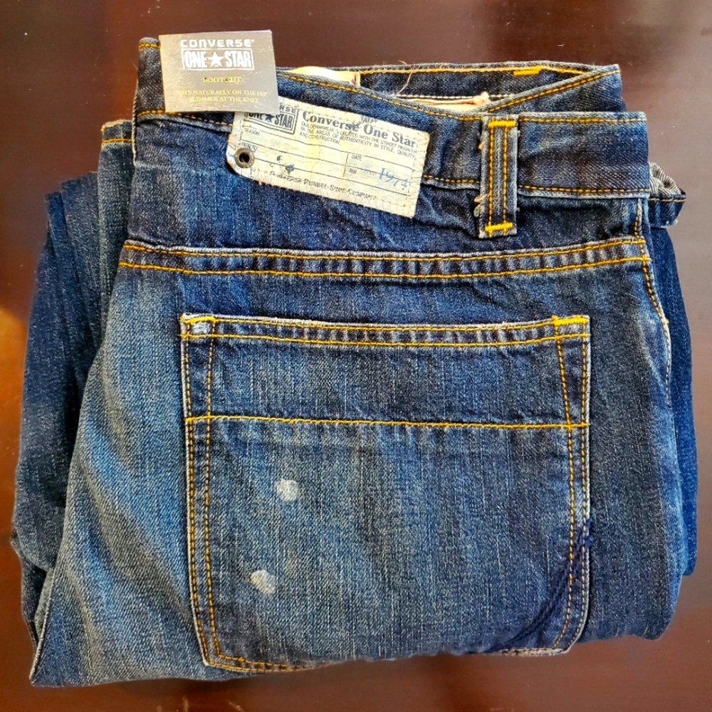 Converse One Star men's relaxed straight leg denim jeans